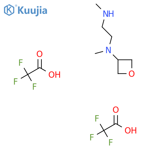N,N'-Dimethyl-N'-(oxetan-3-yl)ethane-1,2-diamine;2,2,2-trifluoroacetic acid structure