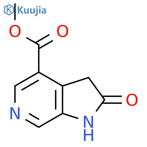Methyl 2-oxo-2,3-dihydro-1H-pyrrolo[2,3-c]pyridine-4-carboxylate structure