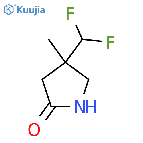 4-(Difluoromethyl)-4-methylpyrrolidin-2-one structure