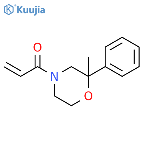 1-(2-Methyl-2-phenyl-4-morpholinyl)-2-propen-1-one structure