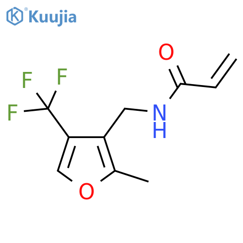 N-{2-methyl-4-(trifluoromethyl)furan-3-ylmethyl}prop-2-enamide structure