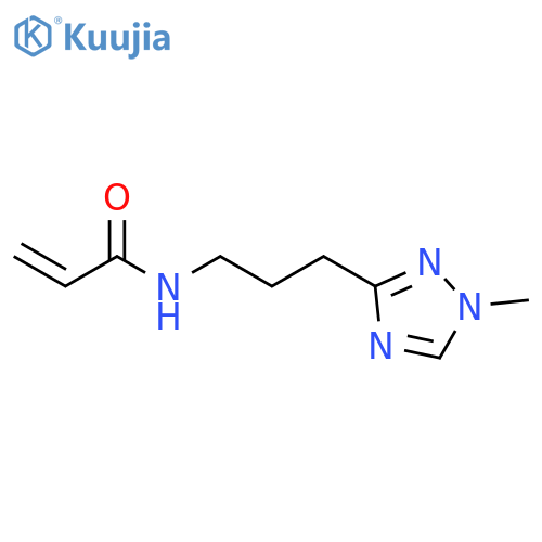 N-[3-(1-Methyl-1H-1,2,4-triazol-3-yl)propyl]-2-propenamide structure