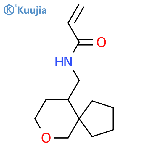 N-({7-oxaspiro4.5decan-10-yl}methyl)prop-2-enamide structure