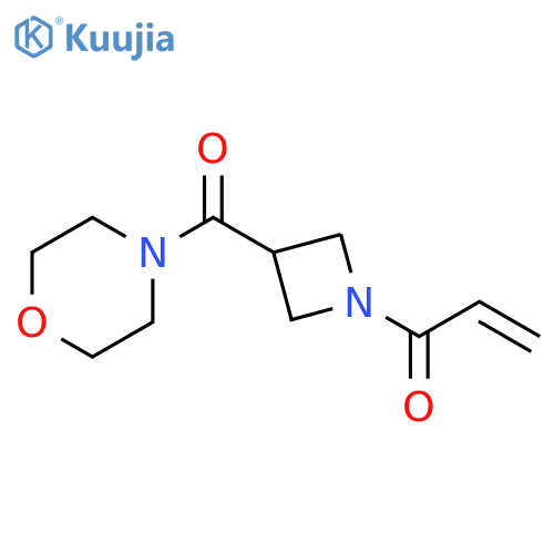1-3-(morpholine-4-carbonyl)azetidin-1-ylprop-2-en-1-one structure