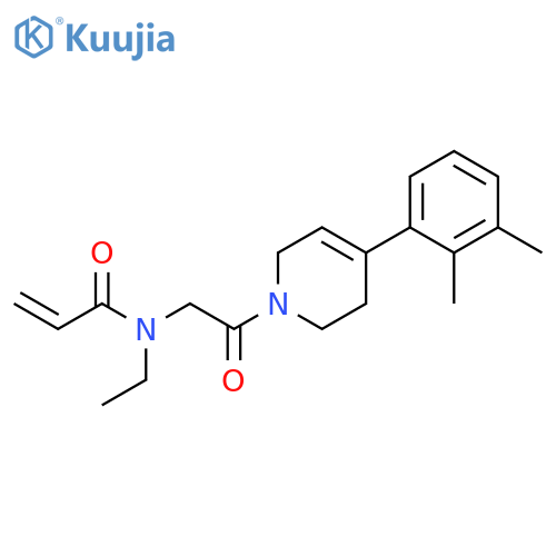N-[2-[4-(2,3-Dimethylphenyl)-3,6-dihydro-1(2H)-pyridinyl]-2-oxoethyl]-N-ethyl-2-propenamide structure