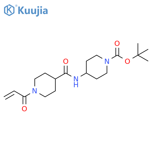 tert-butyl 4-1-(prop-2-enoyl)piperidine-4-amidopiperidine-1-carboxylate structure