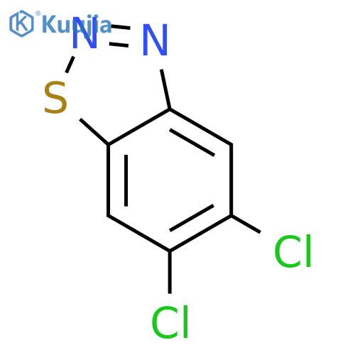1,2,3-Benzothiadiazole,5,6-dichloro- structure