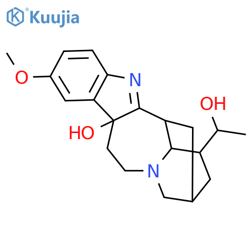 Ibogamine-9,20(17H)-diol,16,17-didehydro-12-methoxy- (9CI) structure