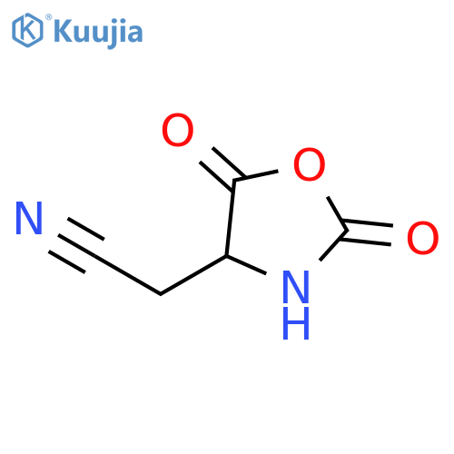 4-Oxazolidineacetonitrile,2,5-dioxo- structure