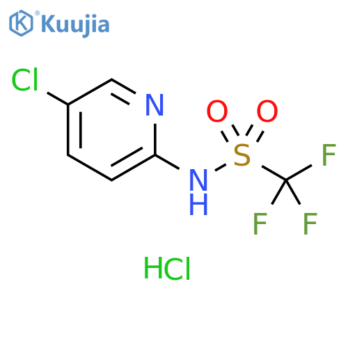 N-(5-Chloropyridin-2-yl)-1,1,1-trifluoromethanesulfonamide hydrochloride structure