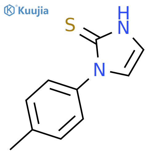 2H-Imidazole-2-thione, 1,3-dihydro-1-(4-methylphenyl)- structure