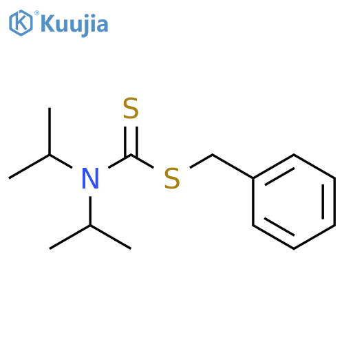 Carbamodithioic acid,bis(1-methylethyl)-, phenylmethyl ester (9CI) structure