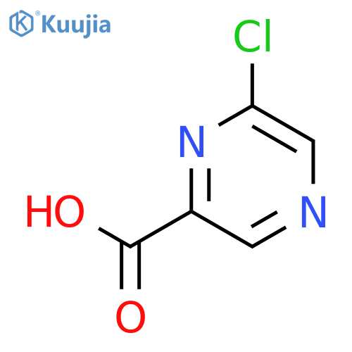 6-Chloropyrazine-2-carboxylic acid structure