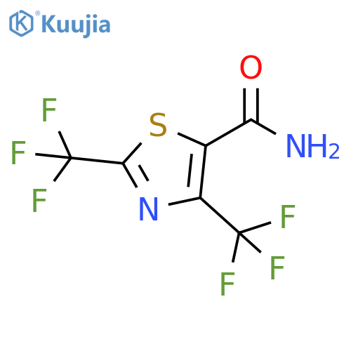 5-Thiazolecarboxamide, 2,4-bis(trifluoromethyl)- structure