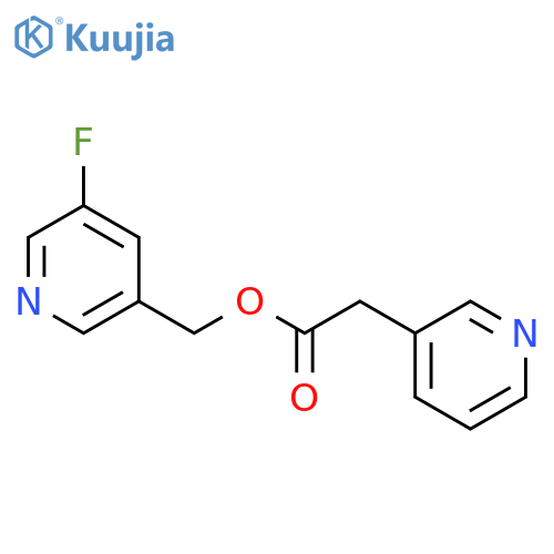 3-Pyridineacetic acid,(5-fluoro-3-pyridinyl)methyl ester structure