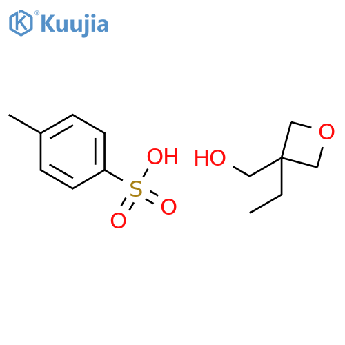 (3-ethyloxetan-3-yl)methyl 4-methylbenzene-1-sulfonate structure