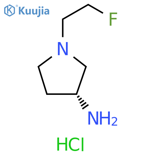 (3R)-1-(2-fluoroethyl)pyrrolidin-3-amine;hydrochloride structure