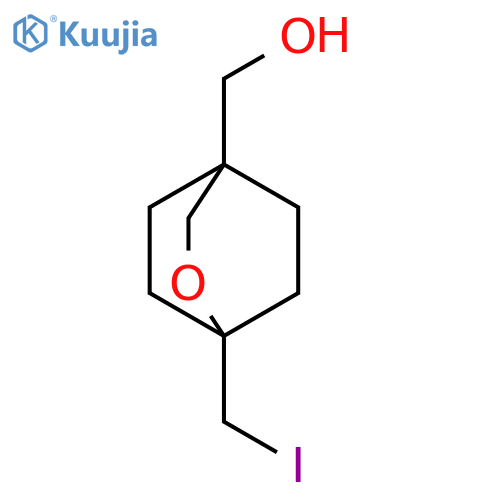[1-(Iodomethyl)-2-oxabicyclo[2.2.2]octan-4-yl]methanol structure
