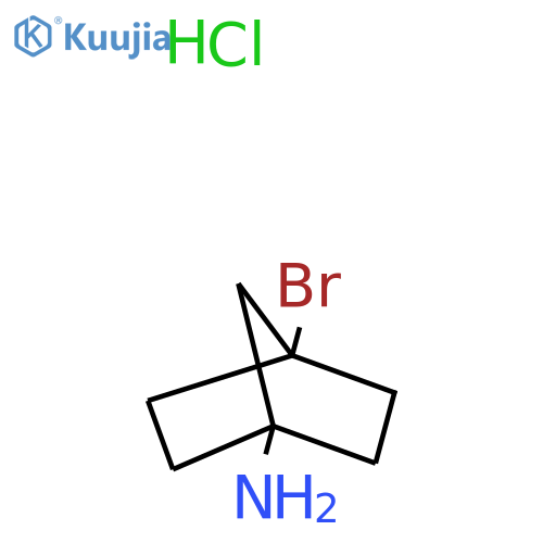 4-bromonorbornan-1-amine;hydrochloride structure