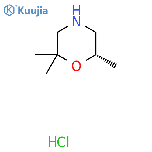 (S)-2,2,6-Trimethylmorpholine hydrochloride structure