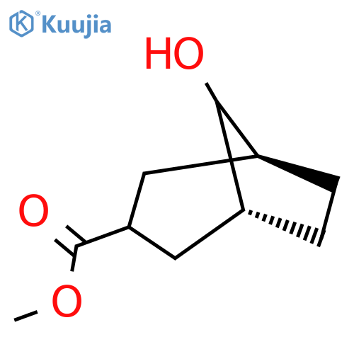 Methyl (3-endo,8-syn)-8-hydroxybicyclo[3.2.1]octane-3-carboxylate structure