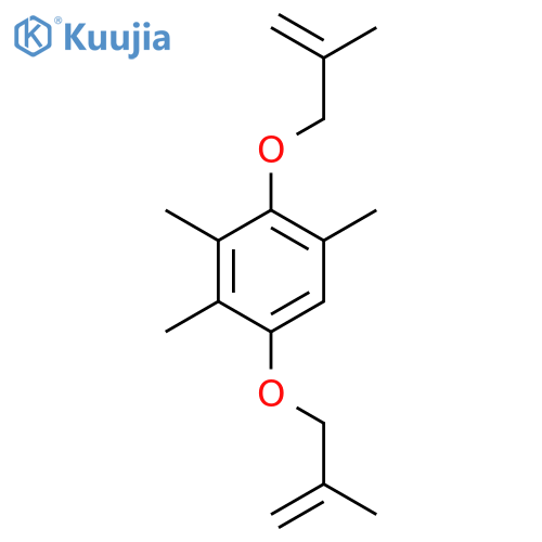1,3,4-Trimethyl-2,5-bis[(2-methylprop-2-en-1-yl)oxy]benzene structure