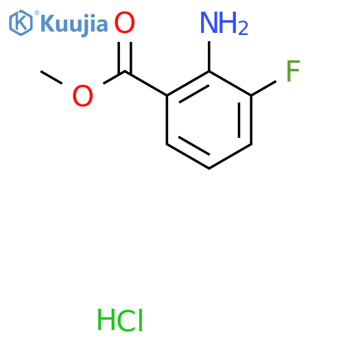 Methyl 2-amino-3-fluorobenzoate hydrochloride structure