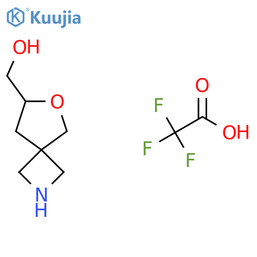 Trifluoroacetic acid; {6-oxa-2-azaspiro[3.4]octan-7-yl}methanol structure