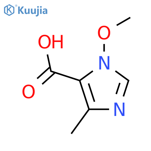 1-methoxy-4-methyl-1H-imidazole-5-carboxylic acid structure