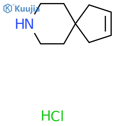 8-Azaspiro[4.5]dec-2-ene;hydrochloride structure