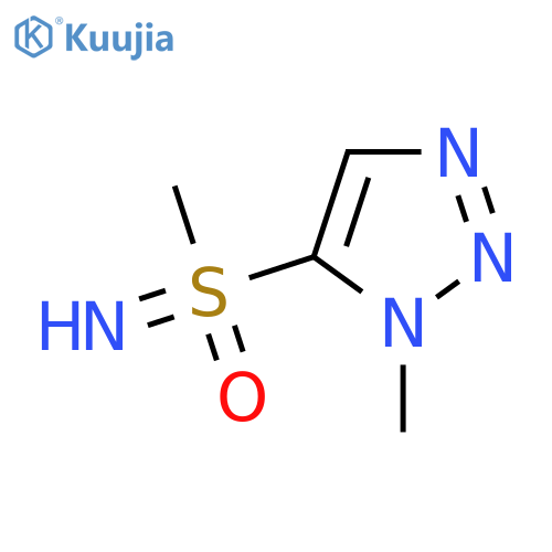 imino(methyl)(1-methyl-1H-1,2,3-triazol-5-yl)-lambda6-sulfanone structure