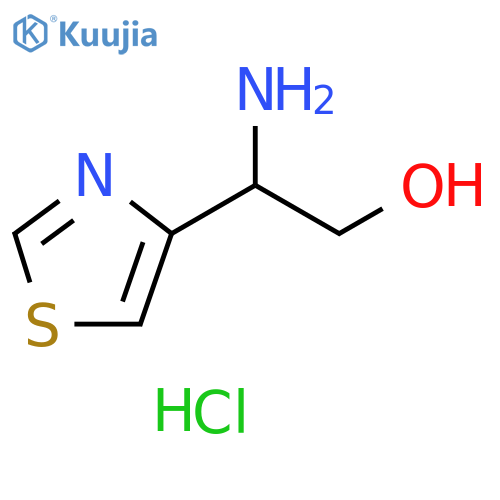 4-Thiazoleethanol, β-amino-, hydrochloride (1:2) structure