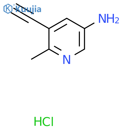 5-Ethynyl-6-methylpyridin-3-amine;hydrochloride structure