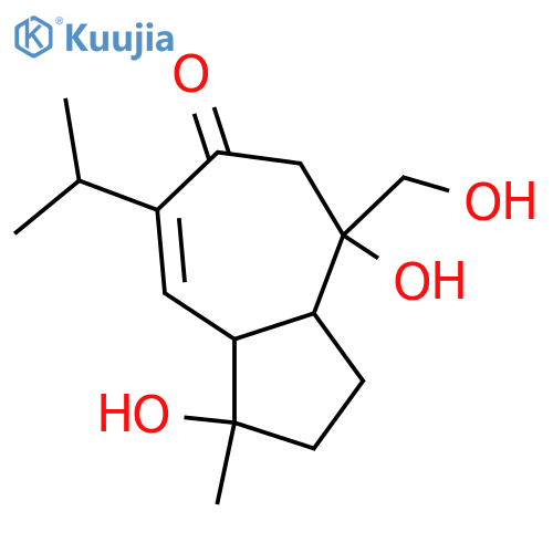 4,10,14-Trihydroxy-6-guaien-8-one; (1α,4β,5β,10β)-form structure