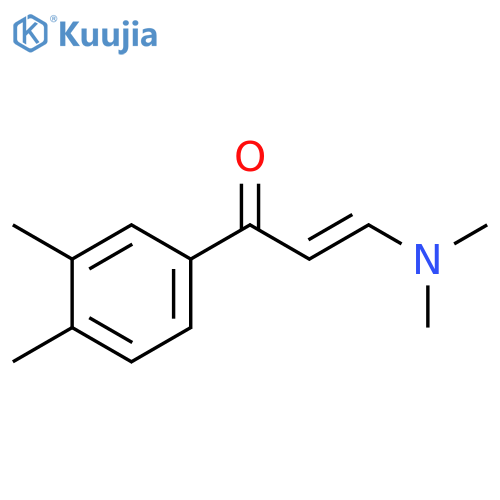 3-(dimethylamino)-1-(3,4-dimethylphenyl)prop-2-en-1-one structure