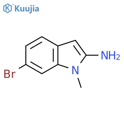 6-bromo-1-methyl-1H-indol-2-amine structure