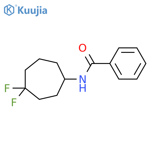 N-(4,4-difluorocycloheptyl)benzamide structure