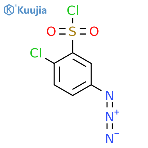 5-Azido-2-chlorobenzenesulfonyl chloride structure