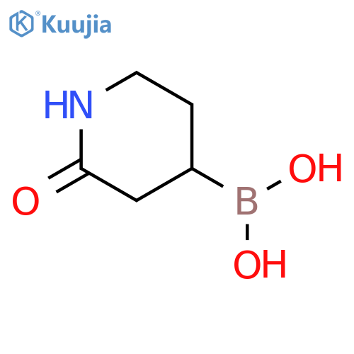 (2-Oxopiperidin-4-yl)boronic acid structure