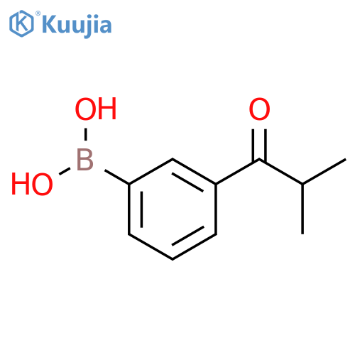 3-(Isobutanoy)phenylboronic acid structure