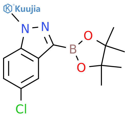 5-Chloro-1-methyl-3-(4,4,5,5-tetramethyl-1,3,2-dioxaborolan-2-yl)-indazole structure