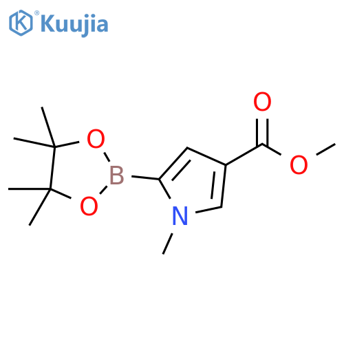 1-Methyl-4-(methoxycarbonyl)pyrrole-2-boronic acid pinacol ester structure