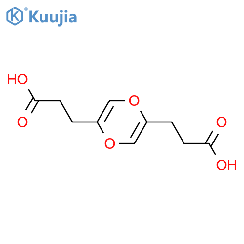 1,4-Dioxin-2,5-dipropanoic acid structure