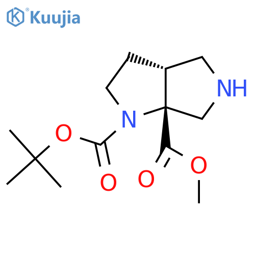 1-O-Tert-butyl 6a-O-methyl (3aR,6aR)-2,3,3a,4,5,6-hexahydropyrrolo[3,4-b]pyrrole-1,6a-dicarboxylate structure