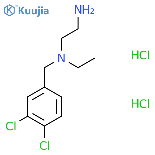 N'-[(3,4-Dichlorophenyl)methyl]-N'-ethylethane-1,2-diamine;dihydrochloride structure