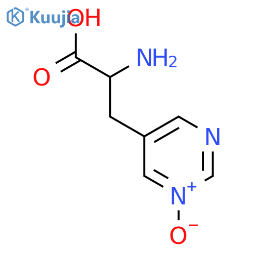 5-(2-Amino-2-carboxyethyl)pyrimidin-1-ium-1-olate structure