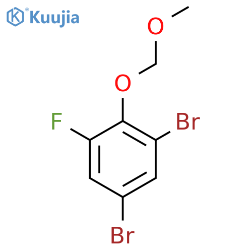 1,5-Dibromo-3-fluoro-2-(methoxymethoxy)benzene structure