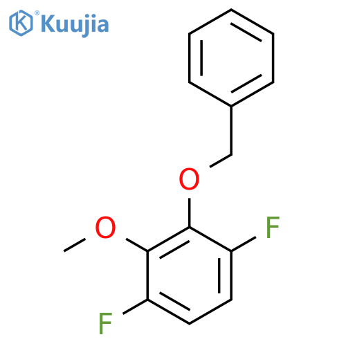 2-(Benzyloxy)-1,4-difluoro-3-methoxybenzene structure