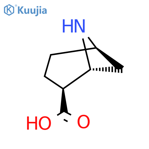 Rel-(1R,2S,5R)-6-Aza-bicyclo[3.1.1]heptane-2-carboxylic acid structure