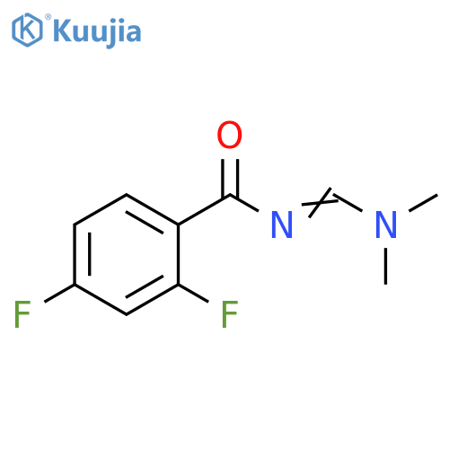 N-((Dimethylamino)methylene)-2,4-difluorobenzamide structure